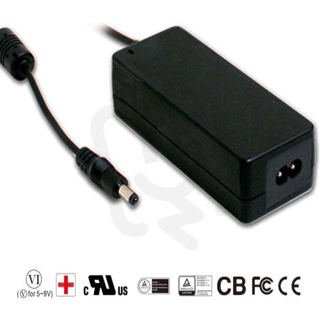 Stolní adaptér Medical 45W 9V 5000mA MEAN WELL GSM60A09-P1J