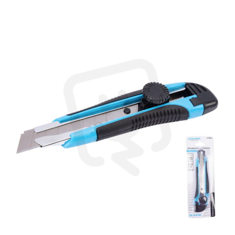 Nůž ulamovací pogumovaný, šroubová areta XTLINE XT19504