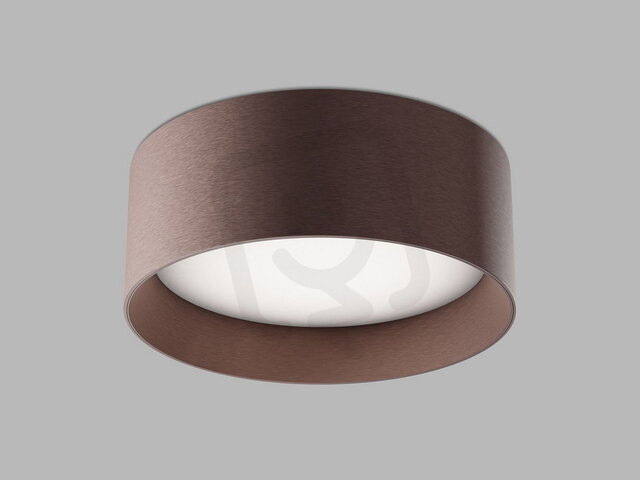 Stropní svítidlo LED2 ZETA ON XL, CF TRIAC 20-25W 3000K/3500K/4000K UGR hnědá