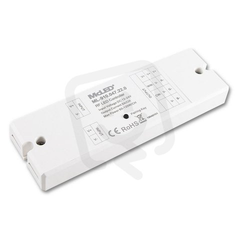 RF přijímač pro RF ovladače RGB, CCT, DIM MCLED ML-910.047.22.0