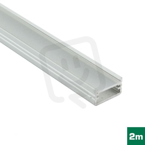 4731259-S AL profil FKU22 pro LED, s plexi, 2m FKU22-2M