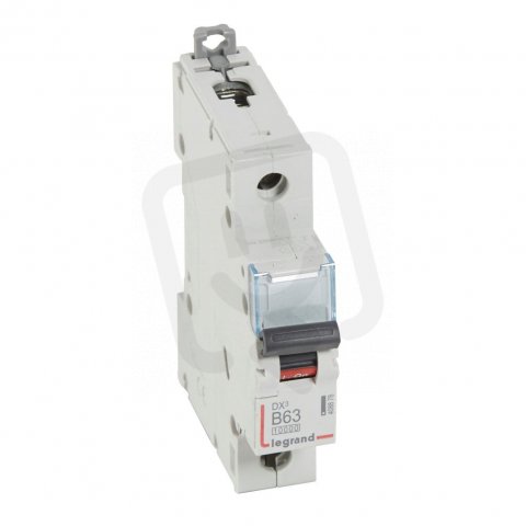 DX3 JISTIČ, 1 PÓLOVÝ, CHAR. B,63A 10000A/16KA LEGRAND 408878