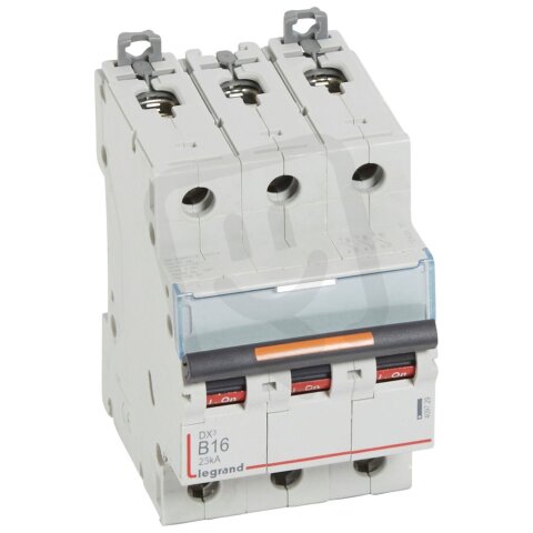 DX3 JISTIČ, 3 PÓLOVÝ, CHAR. B,16A 25KA LEGRAND 409729