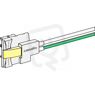 Vývodní konektor fix 16A L2 N PE T SCHNEIDER KBC16DCS201T