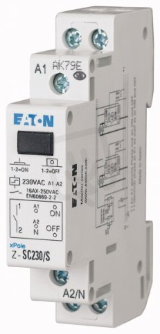 Eaton 265299 Impulsní relé,centrál.ovládání,230V~,1zap.kont Z-SC230/S