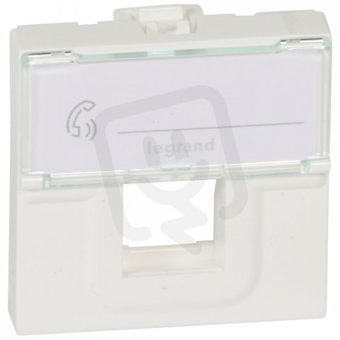 MOSAIC ADAPTÉR DATOVÉ ZÁSUVKY 1XRJ45 KEYSTON 2MODULOVÝ BÍLÁ LEGRAND 078604