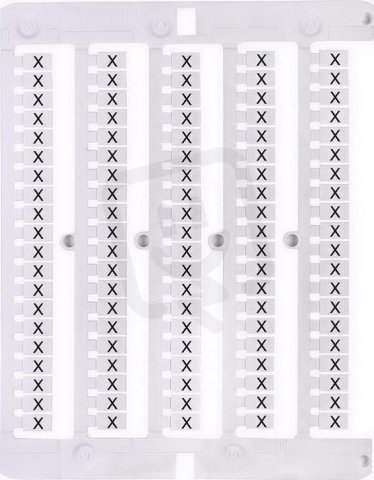 Označovací štítky ES-NU0851X s potiskem písmena X ETI 003903122
