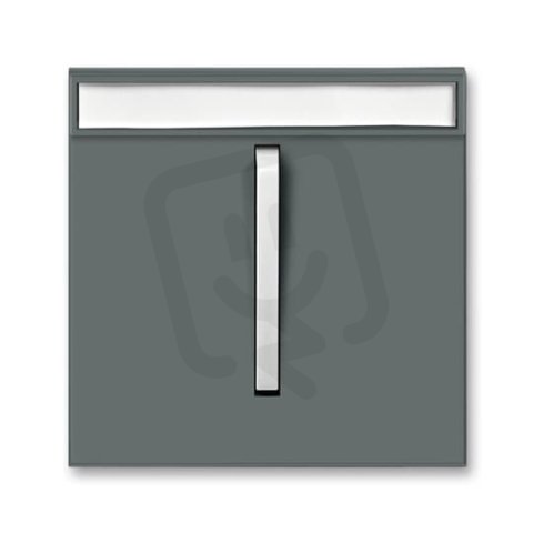 Kryt vypínače s páčkou popis polem 3559M-A00610 61 grafitová/ledová bílá Neo ABB
