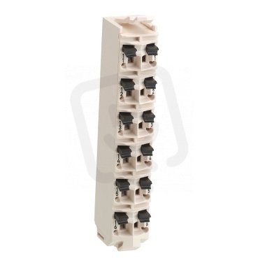 Svorkovnice-12pin-24Vdc bílá SCHNEIDER TM5ACTB12