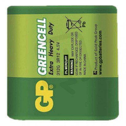 Zinková baterie GP Greencell (4,5V) 3R12 B1260