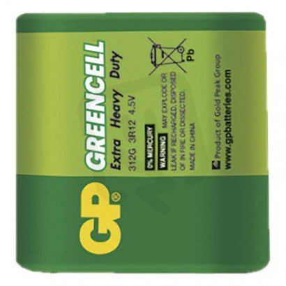 GP zinková baterie GREENCELL (4,5V) 3R12/1012601000/ B1260