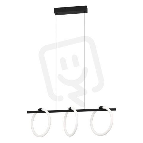 Závěsné svítidlo CARANACOA LED černá/bílá 27W EGLO 900562