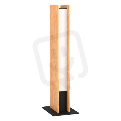 Stolní svítidlo ANCHORENA-Z LED-ZIG-RGB/CCT dřevo/černá 16W IP20 EGLO 900391