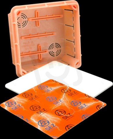 SEZ-CZ Pp/t 7 Universální krabice pod omítku 160x160x70