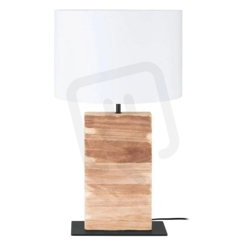 Stolní svítidlo CONTESSORE 1xE27 černá/dřevo/bílá 40W IP20 EGLO 39917