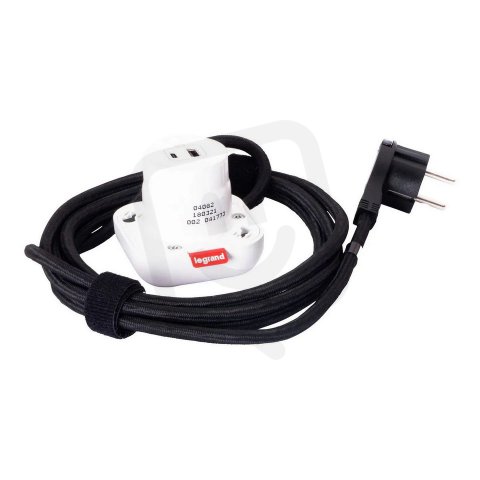 ELECTRON USB A+C BÍLÁ