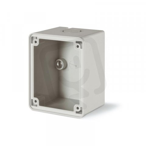 SCAME 570.0032 Prázdný nástěnný box rovný pro zásuvky 32A IP44/IP67
