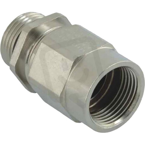 Závitový adaptér s kabelovou vývodkou EMC EN45545 mosaz M12 AGRO F1165.80.12.060