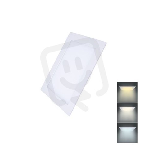 LED mini panel CCT podhledový 6W 450lm 3000K 4000K 6000K čtvercový SOLIGHT WD147