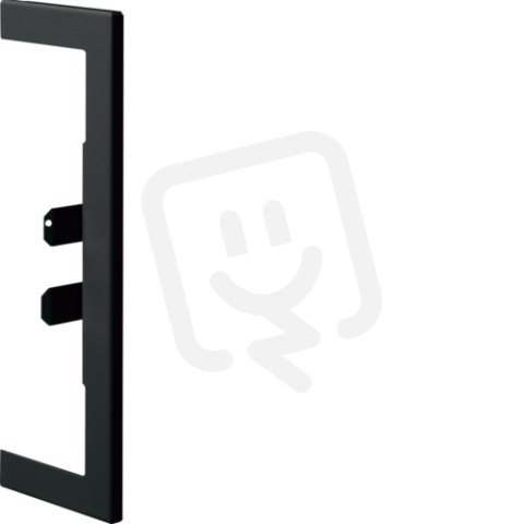 Rámeček pro průchod zdí BR65210D, černá TEHALIT BR65210DW9011