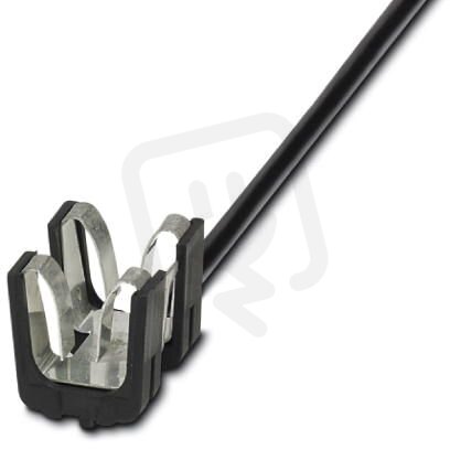 PSH 5-10/L100 Spona přípojky stínění, délka: 100 mm, barva: černá 3040603