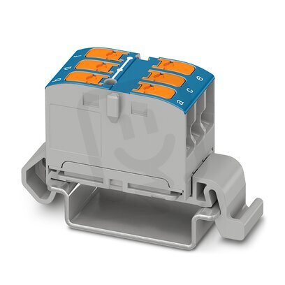 PTVFIX 6X2,5-NS35A BU Blok rozvodek 1019527