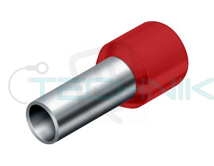 DI 1,5-8 rudá Dutinka izolovaná,průřez 1,5mm2/délka 8mm,dle DIN46228,barva rudá