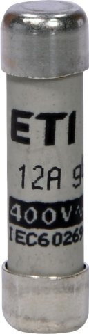 Válcová pojistka CH8 gG 12A/400V ETI 002651007