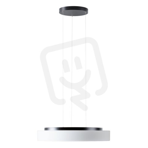 Závěsné LED svítidlo se skleněným stínidlem OSMONT ELSA LE16 35W IP40 3K černá