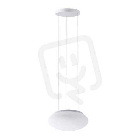 Závěsné LED svítidlo se skleněným stínidlem OSMONT ARAKIS LE2 13W IP40 3/4K bílá