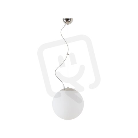 Závěsné svítidlo se skleněným stínidlem OSMONT ADRIA L2 10W IP40 E27 chrom