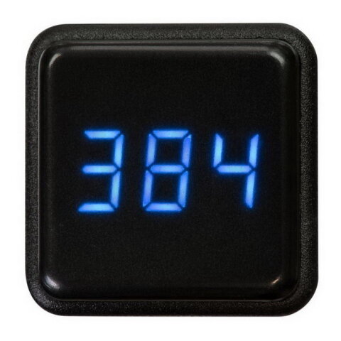 Voltmetr QMD-05V-Q R 360V 12V d30mm ELECO 990747