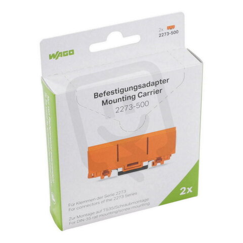 Upevňovací adaptéry, Pro jednořadé a dvouřadé přip., Řada 2273, Oranžová