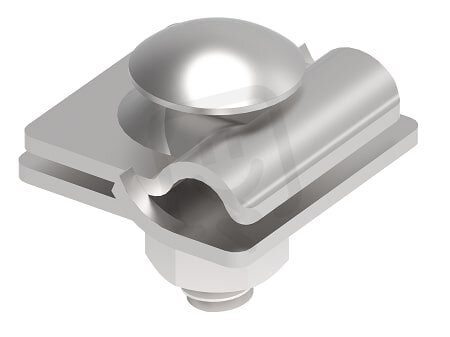 Svorka plech - drát 8/10mm, pro plech 5mm, materiál V2A GROMTOR 103113