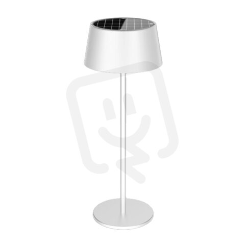 EVA LED solár. lampa DC5V,stmív.,150lm,3000K,IP54,bílá ECOLITE LDLB67-BI