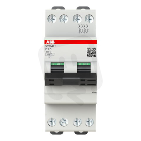 S204C-B16; 4 pólový kompaktní jistič v p