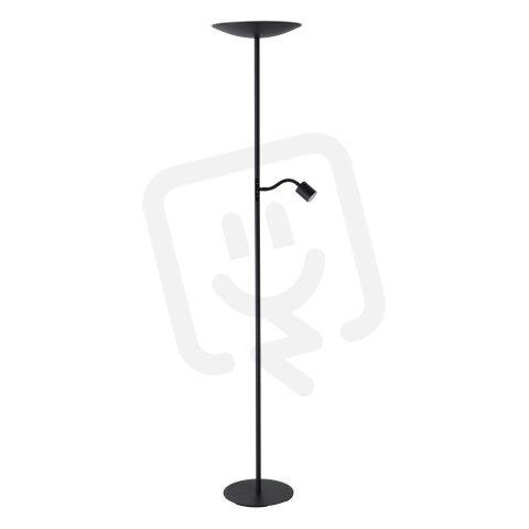 Stojací svítidlo na čtení CONIVARINO LED 30,5W IP20 černá EGLO 901977