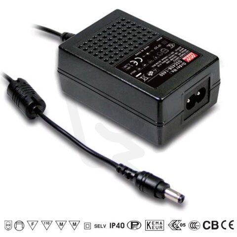 Stolní adaptér 39W 1400mA MEAN WELL GSC40B-1400