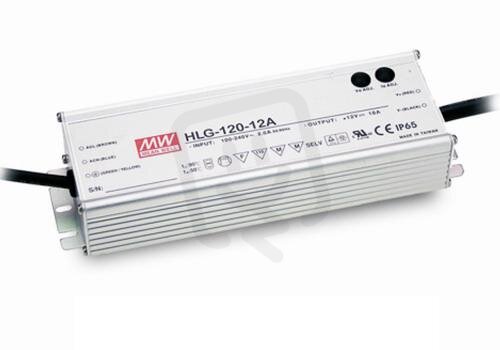 Stmívatelný zdroj 150W 150-300V 500mA MEAN WELL HLG-120H-C500B