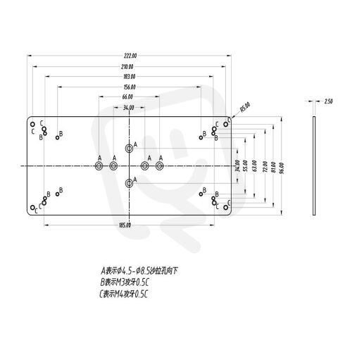 Mean Well DRP-01A Montážní deska ke zdro