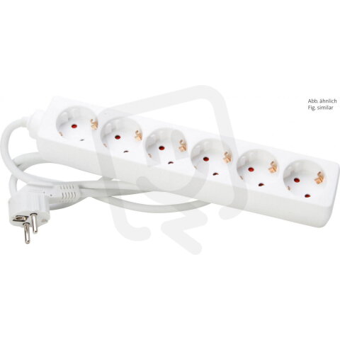120613005 Multiple socket outlet 6-way,