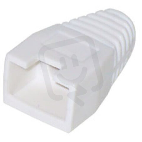 Ochranný plastový kryt pro konektor RJ 45 bílý KRJ 45V bílá