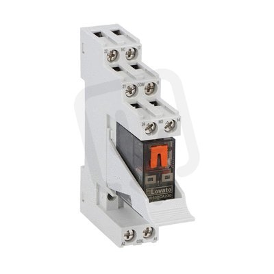Relé 2SC 8A 230VAC,LED + patice