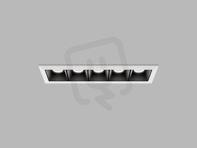 Zápustné svítidlo LINEAR II 5, W TRIAC 10W 2700K/3000K/4000K UGR bílá 2562771DT