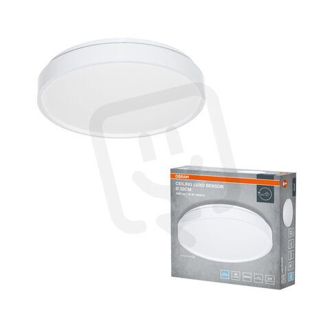 CEILING LUXO WHITE SENSOR ? 32 cm 18W 6500K IP20 WHITE OSRAM 4099854650253