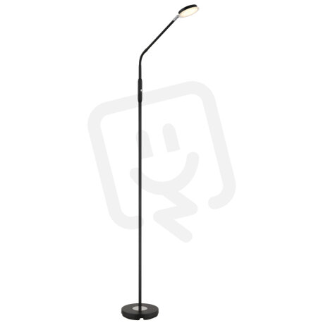 Stojací  lampa SILVIO černá LED 6,5W 230V,350lm, 2700/3350/4000K GLOBO 58504SS
