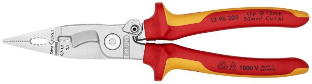 Elektroinstalační kleště 200 mm KNIPEX 13 96 200