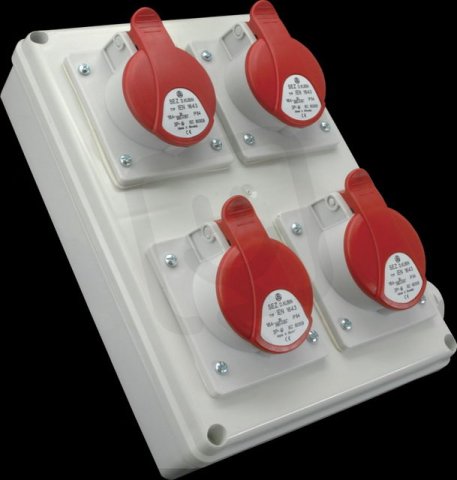 SEZ-CZ ROS 1601 Zásuvková kombinace 4x1653