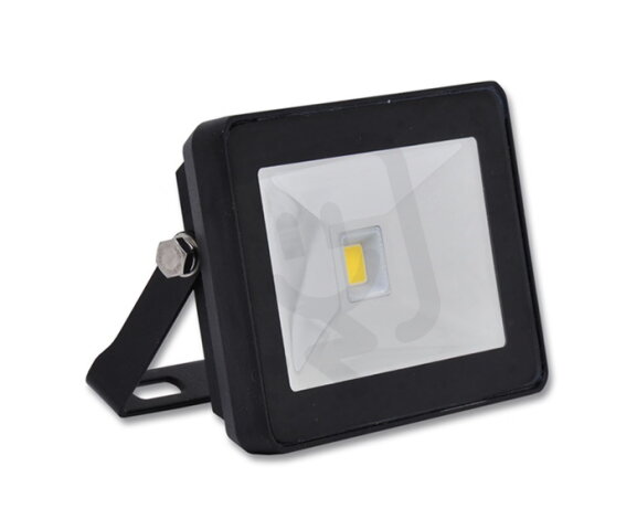 LED reflektor,COB,10W,IP65,4100K,černý