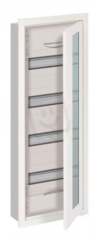 Zapuštěná rozvodnice ABB U51TR4 -48M s průhl. dveřmi